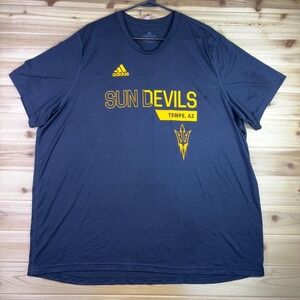 Adidas Arizona State Sun Devils T-Shirt Mens XXXL Black Climalite Creator Tee